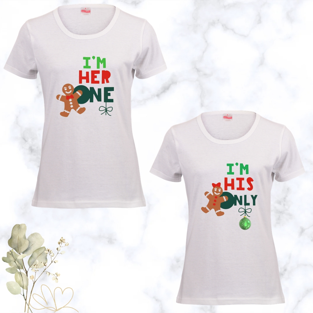 Christmas Couple Matching Adult T-Shirts